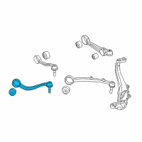 OEM Hyundai Front Arm Assembly-Front Upper, LH Diagram - 54400-3M000