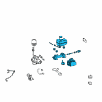 OEM Toyota Master Cylinder Diagram - 47025-35070