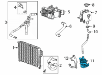 OEM Cadillac Escalade Auxiliary Pump Diagram - 13515919