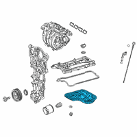 OEM Lexus UX200 Pan Sub-Assembly, Oil, N Diagram - 12102-F2010