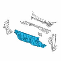 OEM 2016 Ram ProMaster City Panel-Dash Upper Diagram - 68259427AA