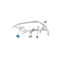 OEM 2004 Dodge Grand Caravan Lamp-Reading Diagram - SK70BD1AA