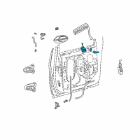 OEM 2005 Mercury Monterey Interior Door Handle Diagram - XF2Z1621818AA