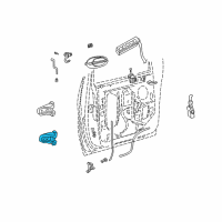 OEM Ford Windstar Lower Hinge Diagram - F78Z-1622810-AA