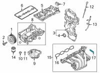 OEM Nissan NV200 Gasket-Adapter Diagram - 16175-JA00A