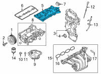 OEM Nissan Sentra Cover Assy-Valve Rocker Diagram - 13264-6LB0A