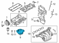 OEM 2021 Nissan Sentra Pan Assy-Oil Diagram - 11110-6LB0B