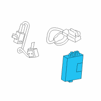 OEM 2010 Lexus LS460 Immobilizer Module Computer Diagram - 89784-50020