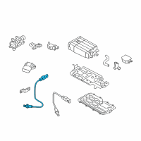 OEM Hyundai Genesis Sensor Assembly-Oxygen, Front(RH) Diagram - 39210-3C560