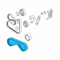 OEM 2005 BMW 330xi Ribbed V-Belt Diagram - 11-28-7-512-762