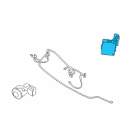 OEM 2019 Infiniti QX80 Sonar Controller Assembly Diagram - 28532-6GW0A