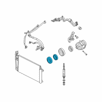 OEM 2012 Lincoln MKZ Clutch Diagram - 6E5Z-19D786-A