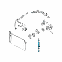 OEM 2010 Ford Fusion Drier Diagram - 6E5Z-19C836-A