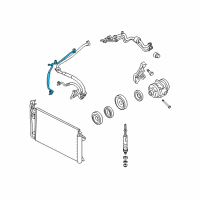 OEM 2008 Ford Fusion Pressure Line Diagram - 6E5Z-19835-AA