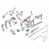 OEM 2022 BMW 330e Connection Engine Support Inside Right Diagram - 41-11-8-498-936