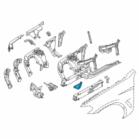 OEM 2022 BMW M4 Connection Engine Support Inside Right Diagram - 41-11-8-498-936