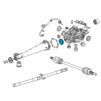 OEM 2017 GMC Acadia Front Seal Diagram - 23276831