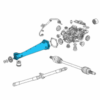 OEM 2018 Chevrolet Traverse Shaft Diagram - 84386385