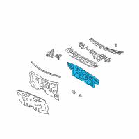 OEM 2004 Hyundai Tiburon Insulator-Dash Panel Diagram - 84124-2D000