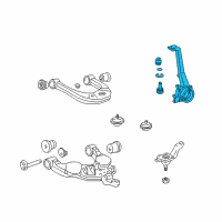 OEM 2005 Toyota Tundra Knuckle Diagram - 43202-34030