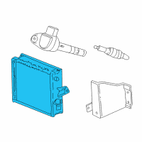 OEM 2000 Honda Odyssey Control Module, Engine Diagram - 37820-P8F-306