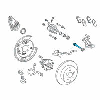 OEM Lexus RC350 Pin, Rear Cylinder Slide Diagram - 47815-78010