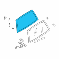 OEM 2000 Nissan Quest Weather Back Door Diagram - 90310-2Z000