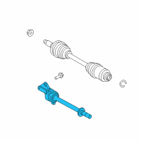 OEM 2006 Ford Fusion Inner Shaft Diagram - 6E5Z-3A329-B