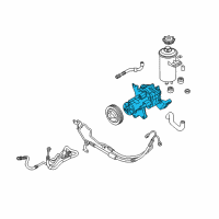 OEM 2014 BMW X5 Power Steering Pump Diagram - 32-41-6-796-454