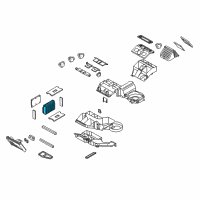 OEM 2009 Chevrolet Colorado Evaporator Asm, A/C Diagram - 89018834