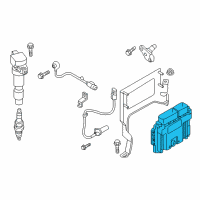 OEM Kia Optima Engine Ecm Control Module Diagram - 391282BJP2