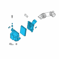 OEM 2019 Infiniti Q70 Air Cleaner Diagram - 16500-1MC0F