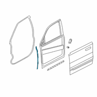 OEM Ram 1500 WEATHERSTRIP-A-Pillar Diagram - 68291616AB