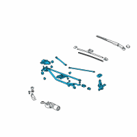 OEM 2007 Honda Civic Link, FR. Wiper Diagram - 76530-SVA-A04