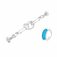 OEM Ram Dakota Cover-Differential Diagram - 4384293AC