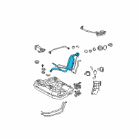 OEM Toyota Prius Filler Pipe Diagram - 77201-47090