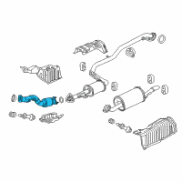 OEM 2012 Honda Insight Converter Diagram - 18160-RBJ-L00