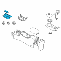 OEM 2022 Nissan Leaf Finisher-Console Diagram - 96931-5SA2A