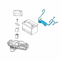 OEM 2018 Jeep Wrangler Wiring-Battery Diagram - 68350715AF