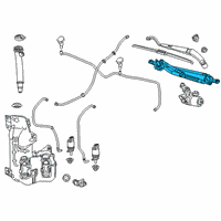 OEM Buick Envision Wiper Linkage Diagram - 84533612