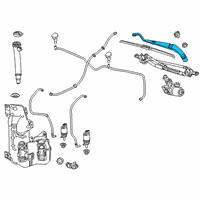 OEM 2022 Buick Envision Wiper Arm Diagram - 84273579