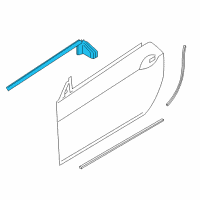 OEM 2019 BMW 650i xDrive Gran Coupe Channel Sealing, Inside, Door, Front Left Diagram - 51-33-7-275-293