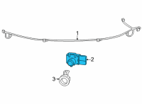 OEM 2016 Lexus LX570 Sensor, Ultrasonic Diagram - 89341-60060-B0