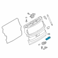 OEM 2021 Jeep Renegade Lever-LIFTGATE Release Diagram - 68428989AA