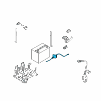 OEM 2005 Infiniti FX35 Cable Assy-Battery To Starter Motor Diagram - 24105-CG100