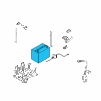 OEM 2010 Infiniti M45 Batteries Diagram - 2441088S72