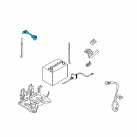 OEM Infiniti Frame-Battery Fix Diagram - 24420-WL000