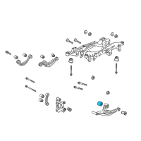 OEM 2014 Cadillac XTS Lower Control Arm Inner Bushing Diagram - 13239619