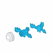 OEM Lexus RC300 Engine Water Pump Assembly Diagram - 16100-39436