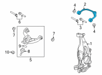 OEM 2021 Ford F-150 ARM ASY - FRONT SUSPENSION Diagram - ML3Z-3084-A